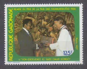 1987 Gabon 987 President Omar Bongo