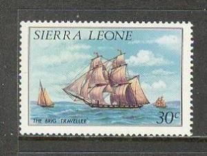 SIERRA LEONE Sc# 645 MNH FVF The Brig Traveler Ship
