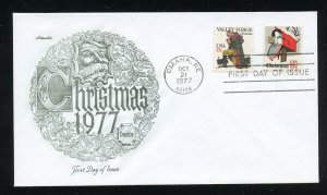 US 1729,1730 Christmas Issue 1979 UA Artmaster cachet FDC
