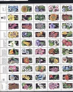 2696a MINT Full Sheet of 50 Wildflowers Cat$40 Face$14.50