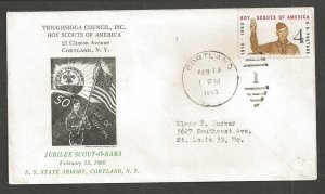 1960 US Scouts Cortland NY Tioughnioga Council BSA Jubilee Scout-o-Rama