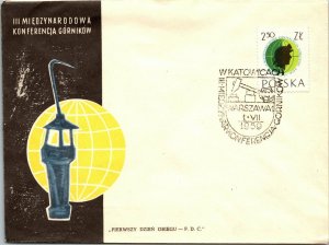 Poland 1959 FDC - 3rd International Gornikov Conference - F13424