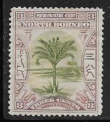 -North Borneo 82 mh 2017 SCV $24.00 paper hinge remnant - 12043