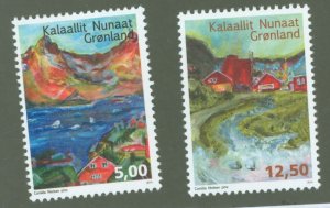 Greenland #664-665 Mint (NH) Single (Complete Set)