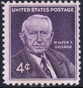 SC#1170 4¢ Walter F. George Issue (1960) MNH