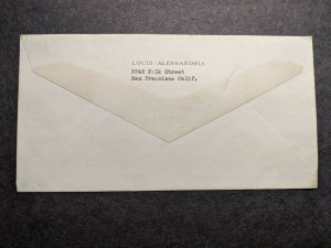 APO 19 LIVORNO, ITALY 1955 Army Cover 7617 HQ & Sv Co Officer's Mail