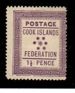 Cook Islands #2  Mint  Scott $50.00   Part OG