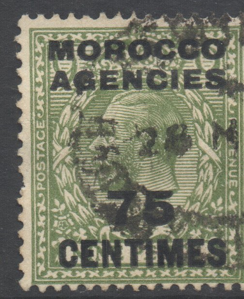 Morocco Scott 417 - SG208, 1925 French 75c used