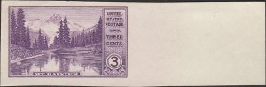 # 770a Mint No Gum As Issued Deep Violet Mt. Rainier Mirror Lake National Par...