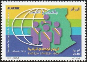 Algeria 2018 MNH Stamps Scott 1738 Local Elections Map