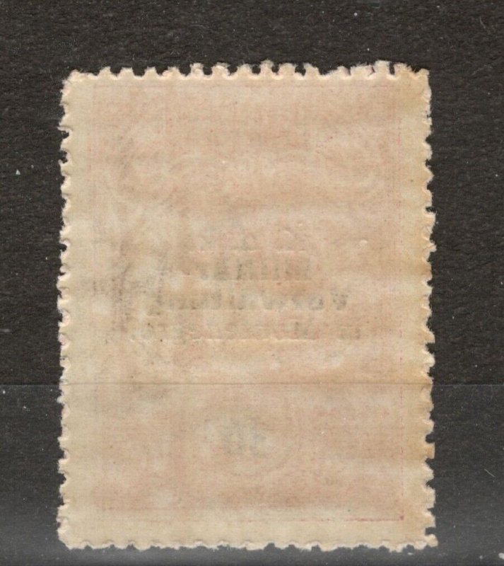 WWI AUSTRIA MONTENEGRO - FISCAL, REVENUE STAMP, 30 пара - OVERPRINT - 1917.