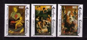 CENTRAL AFRICAN REPL Sc# C315 - C317 MNH FVF Set3 Christmas