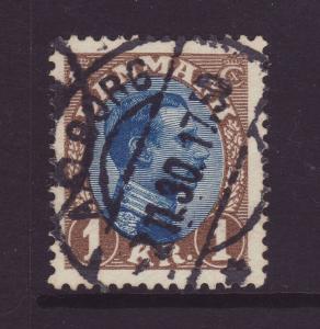 1922 Denmark 1 Kr Fine Used