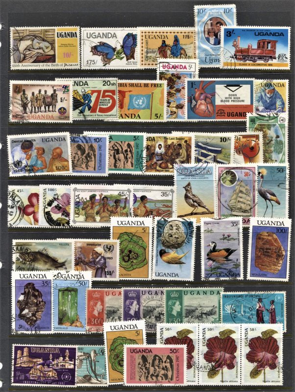 STAMP STATION PERTH Uganda #44 Used Selection - Unchecked