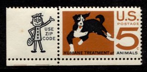 US Stamps #1307 MINT OG NH VF ZIP CODE SINGLE