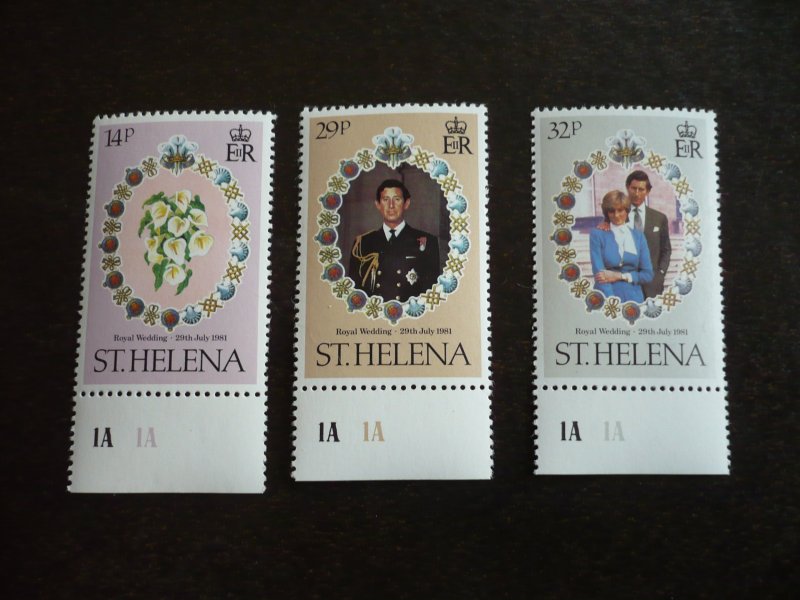 Stamps - St. Helena - Scott# 353-355 - Mint Never Hinged Set of 3 Stamps
