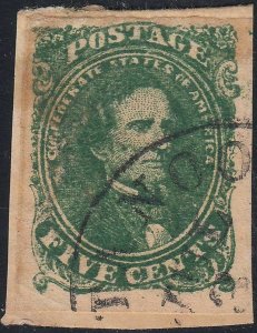 CSA 1 Used on Small Piece VF (73121) 