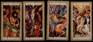 Burundi 1972 SC# 394-8 Easter MNH-OG E48