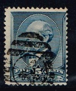 US 1888,Sc.#216 used. James A. Garfield (1831-1881), 20th President of the U.S.A