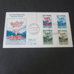 Vietnam 1961 FDC cover OurStock#42841
