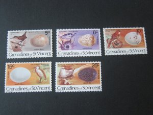 St Vincent & the Grenadines 1978 Sc 137-8,140,142-3 set MNH