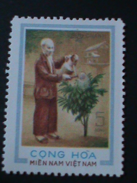 ​VIETNAM-1970-SC#27-30 HO CHI-MINH 80TH YEARS OLD BIRTHDAY VF-54 YEARS OLD