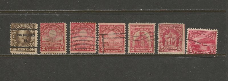 USA Postage Stamps Used