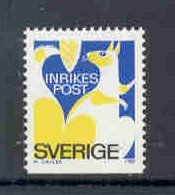 Sweden Sc 1323 1980 Squirrel stamp mint NH