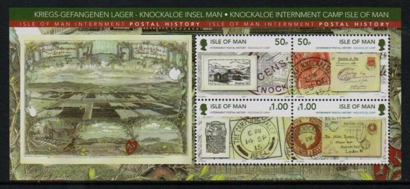 Isle of Man --2011-   Internment Camp MNH  sheet # 1452