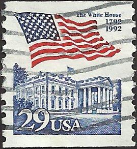 # 2609 USED FLAG OVER WHITE HOUSE