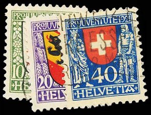 SWITZERLAND B18-20  Used (ID # 102633)