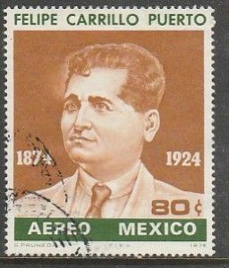 MEXICO C435, Birth Centenary of Felipe Carrillo Puerto USED. F-VF. (1305)