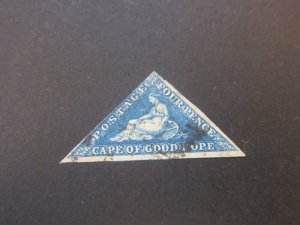 Cape of good hope 1855 Sc 4 FU