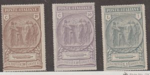 Italy Scott #B17-B18-B19 Stamps - Mint Set