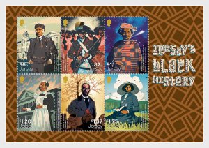 Jersey - Postfris/MNH - Sheet Black History 2022