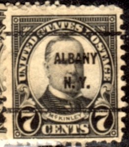 US Stamp #639x61 - William McKinley - Regular Issue 1926-34 Precancel