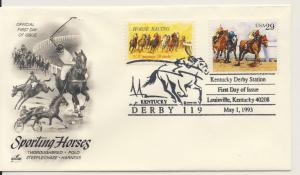 2757 FDC  Thoroughbred Racing Kentucky Derby with 1529