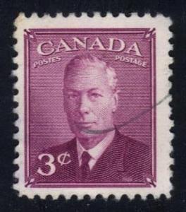 Canada #286 King George VI; Used