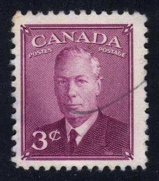 Canada #286 King George VI; Used at Wholesale