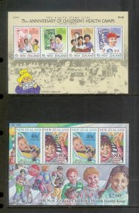 WORLDWIDE (190) Souvenir Sheets & Mini-Sheets ALL Mint Never Hinged
