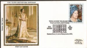 Great Britain 1980 Queen Mother's Birthday Clarence House St.James Palace Pai...