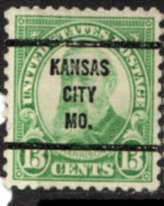 US Stamp #694x63 - William H. Harrison Regular Issue 1931 Precanceled