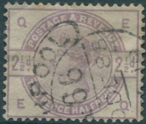 Great Britain 1883 SG190 2½d lilac QV FU (amd)