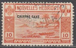 New Hebrides (Fr) #J7 F-VF Used CV $65.00 (A12828)