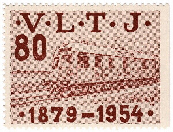 (I.B) Denmark Railway : Vemb-Lemvig-Thyborøn Jernbane 80 Øre