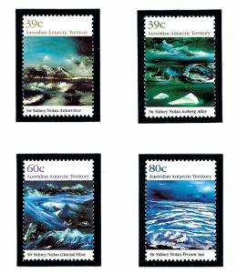 Australia Antarctic Terr L77-80 MNH 1989 Anarctic Scenes