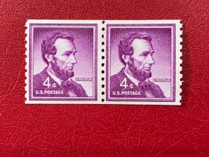 US Sc#1058 1958 Coil pair Mint NH OG VF/XF (HS-34)