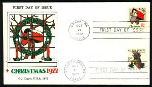 #1729 - 1730 Christmas at Valley Forge / Mail Boxes - Jac...