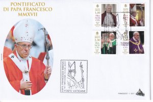 2017 - VATICAN - Pontificate of Pope Francis - FDC