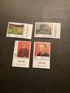 Faroe Islands Scott #346-9 never hinged